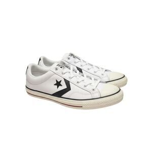 Converse Star Player EV Leather White/Black Men's Shoes Size 12
